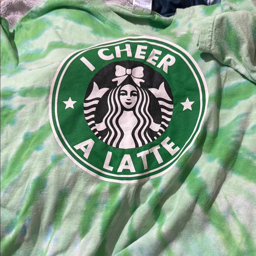 Starbucks Green Tie-Dye Tee - Short Sleeve